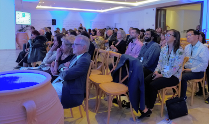 The Cretan Lifestyle Conference audience listening to a speaker